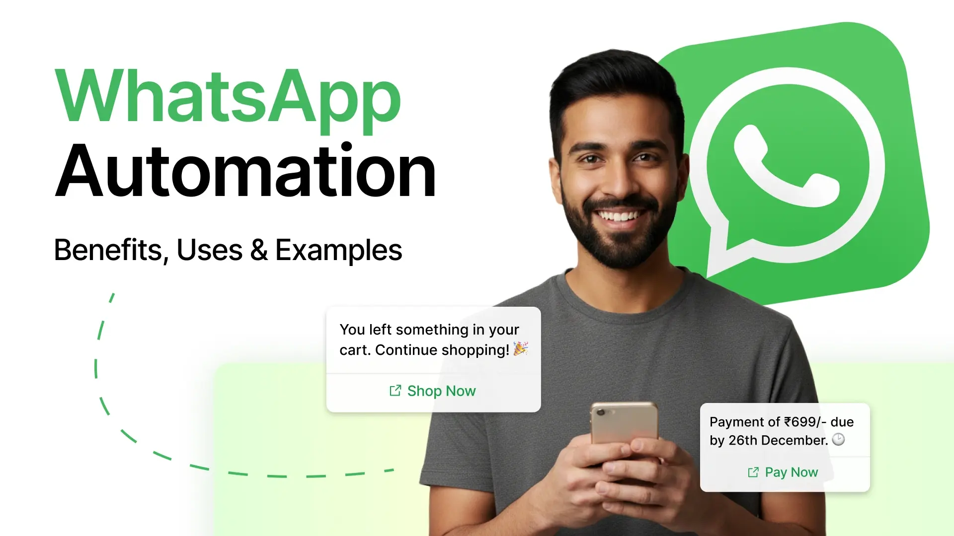WhatsApp automation example with message reminders